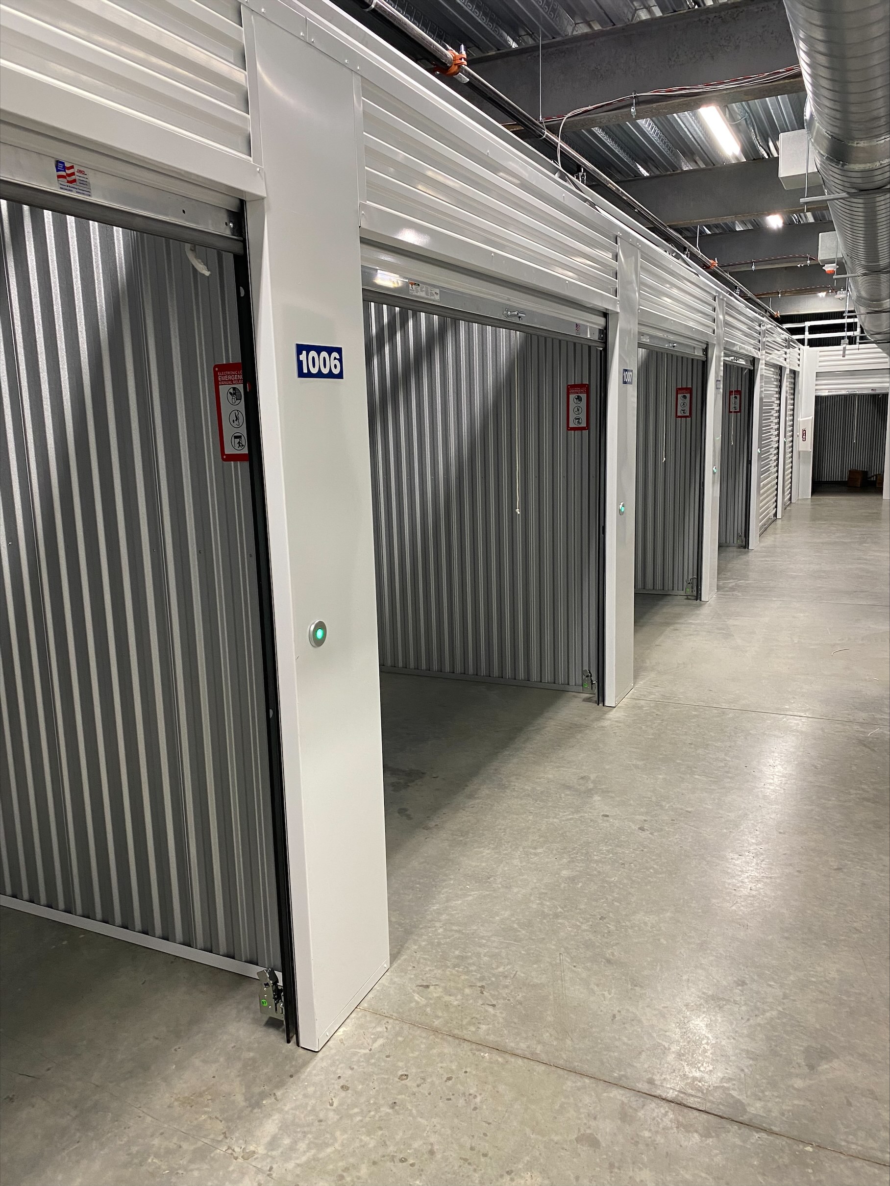large interior storage units available